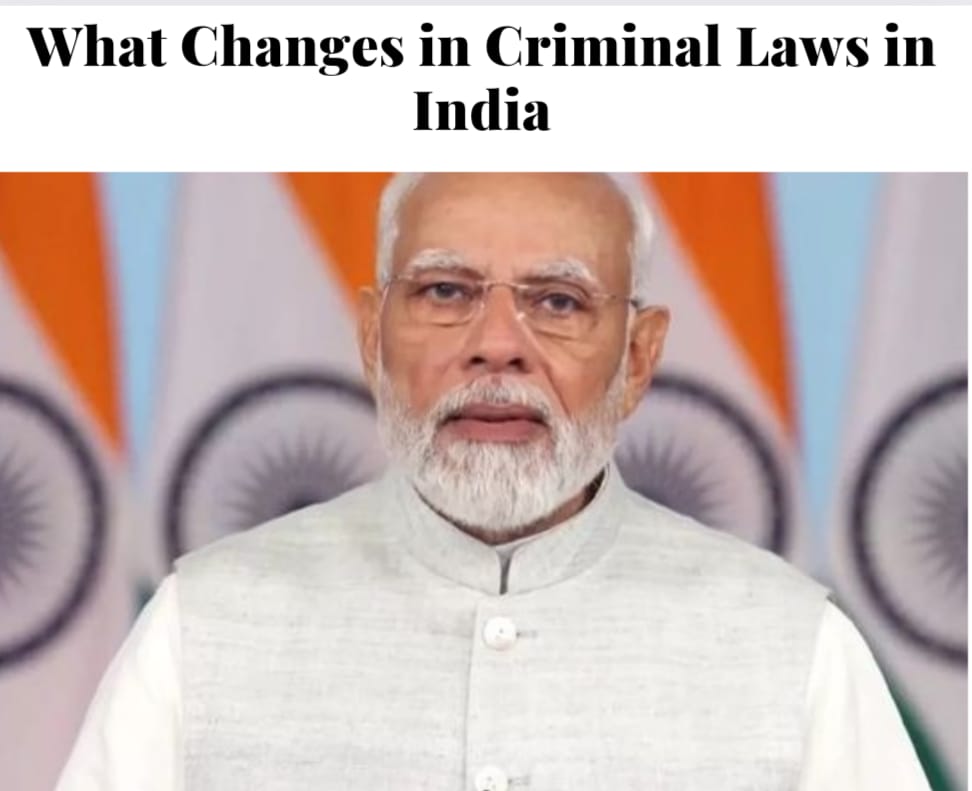 What are the Changes in The New Criminal Law